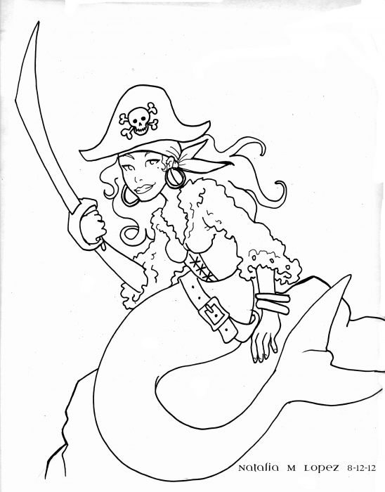 Pirate Mermaid by Natalia Lopez